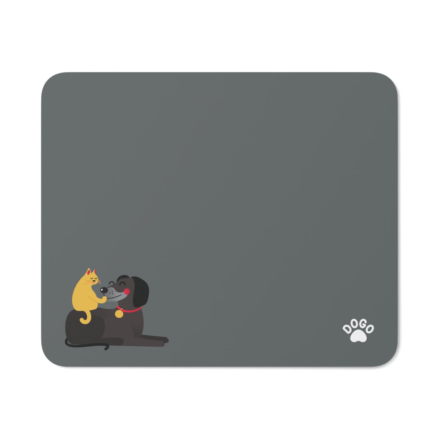 Grey Dogo App Mousepad