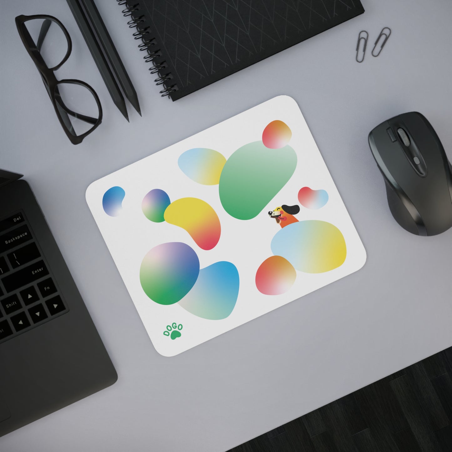 Colorful Dogo App Mousepad