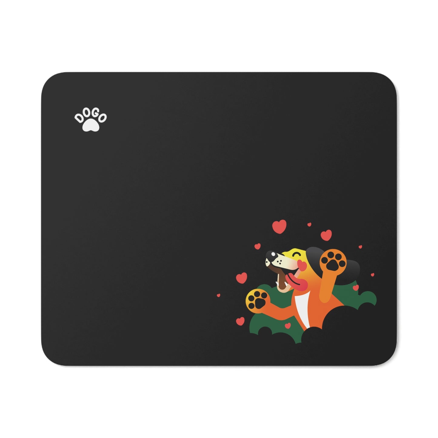 Black Dogo App Mousepad