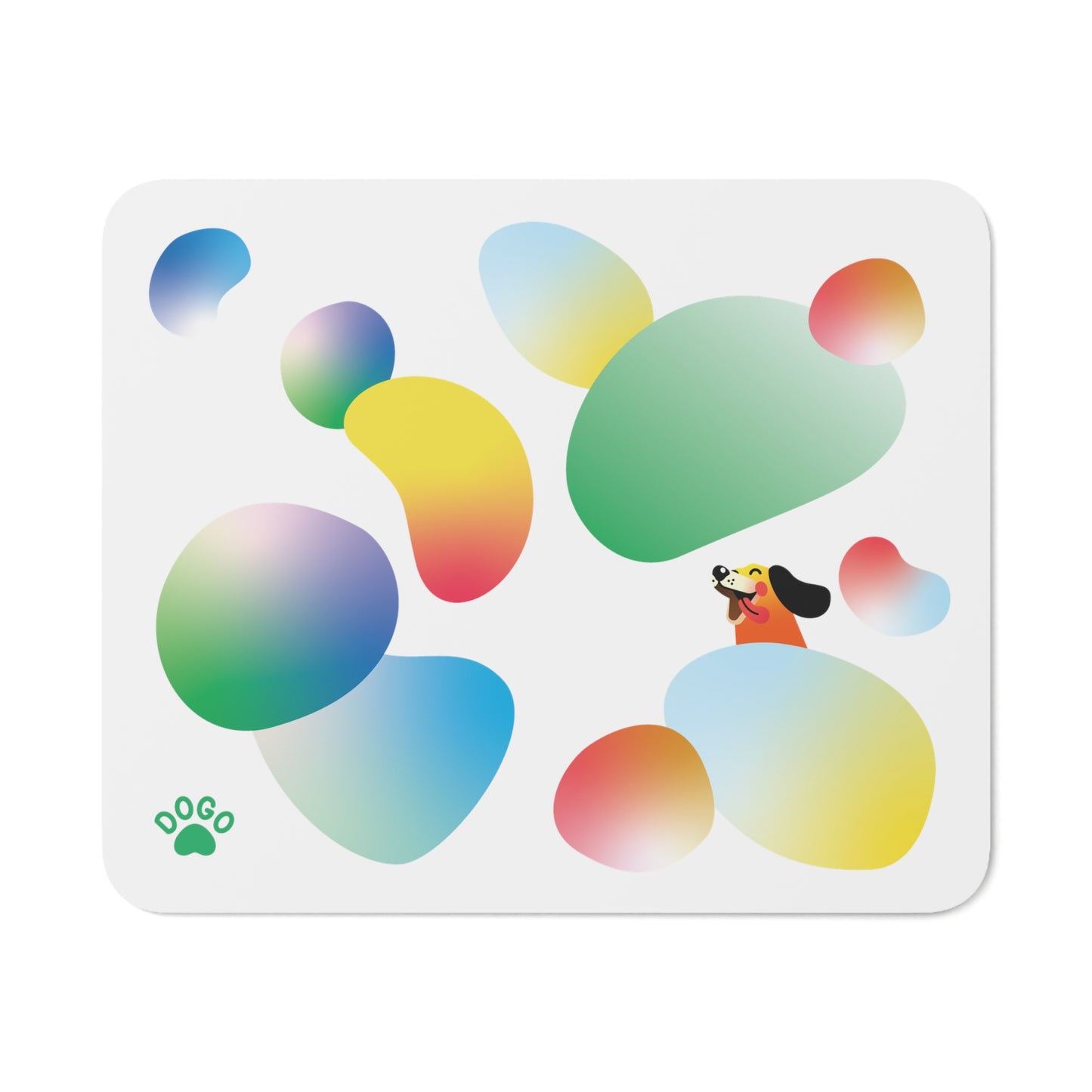 Colorful Dogo App Mousepad